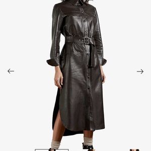 Ted baker leather dress